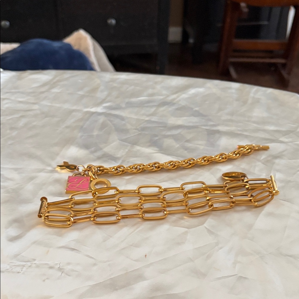 Estee Lauder Gold Link Bracelet